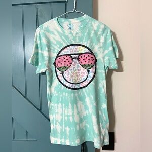 NEW!Watermelon Smily Face DTF Print Graphic T-shirt Size Small